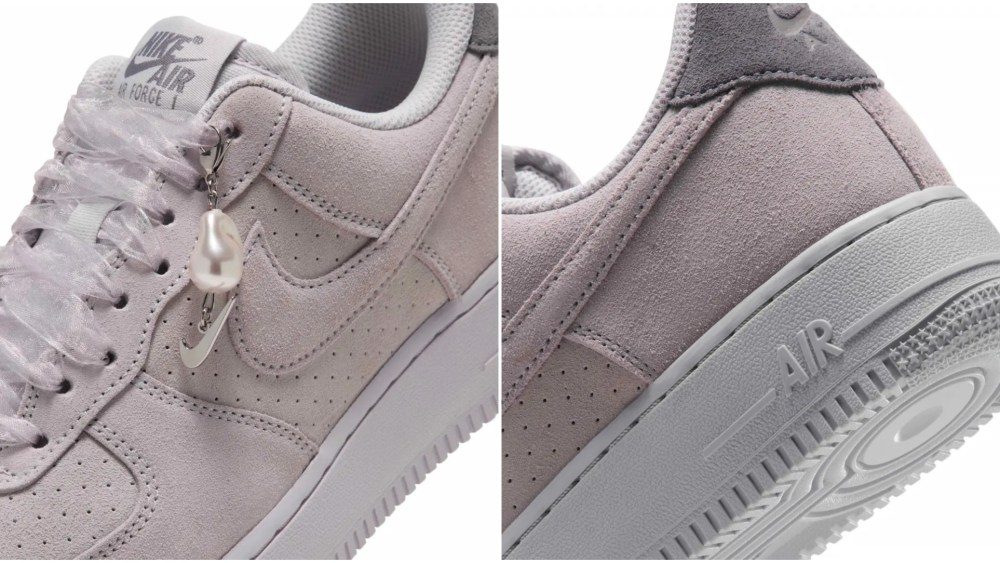 Nike Air Force 1 '07 Vast Grey/Metallic Silver/Pencil Point — upcoming fashion release