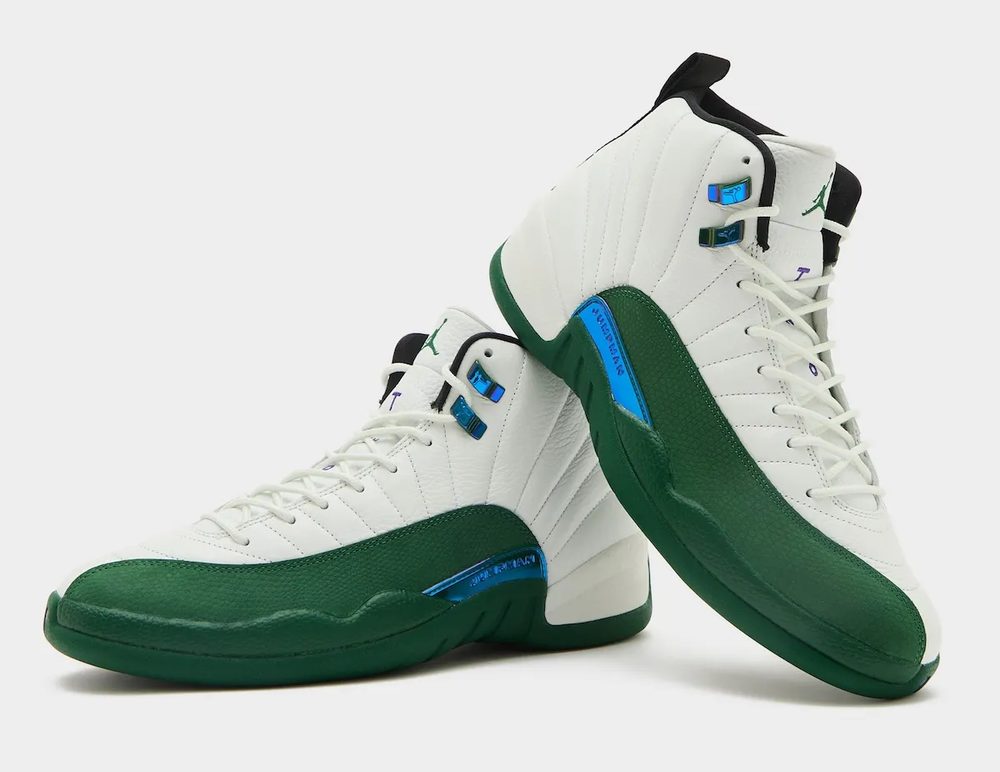Air Jordan 12 "Bucks" — upcoming fashion release