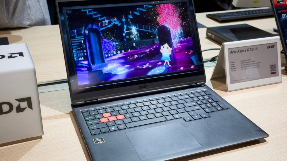 New Acer Aspire laptop (3D display) — upcoming tech release