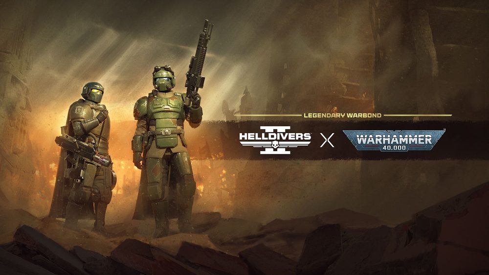 HELLDIVERS 2 x Warhammer 40,000: Castellan's Creed Legendary Warbond — upcoming games release