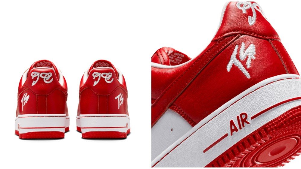 Terror Squad x Nike Air Force 1 Low "University Red" — upcoming fashion release