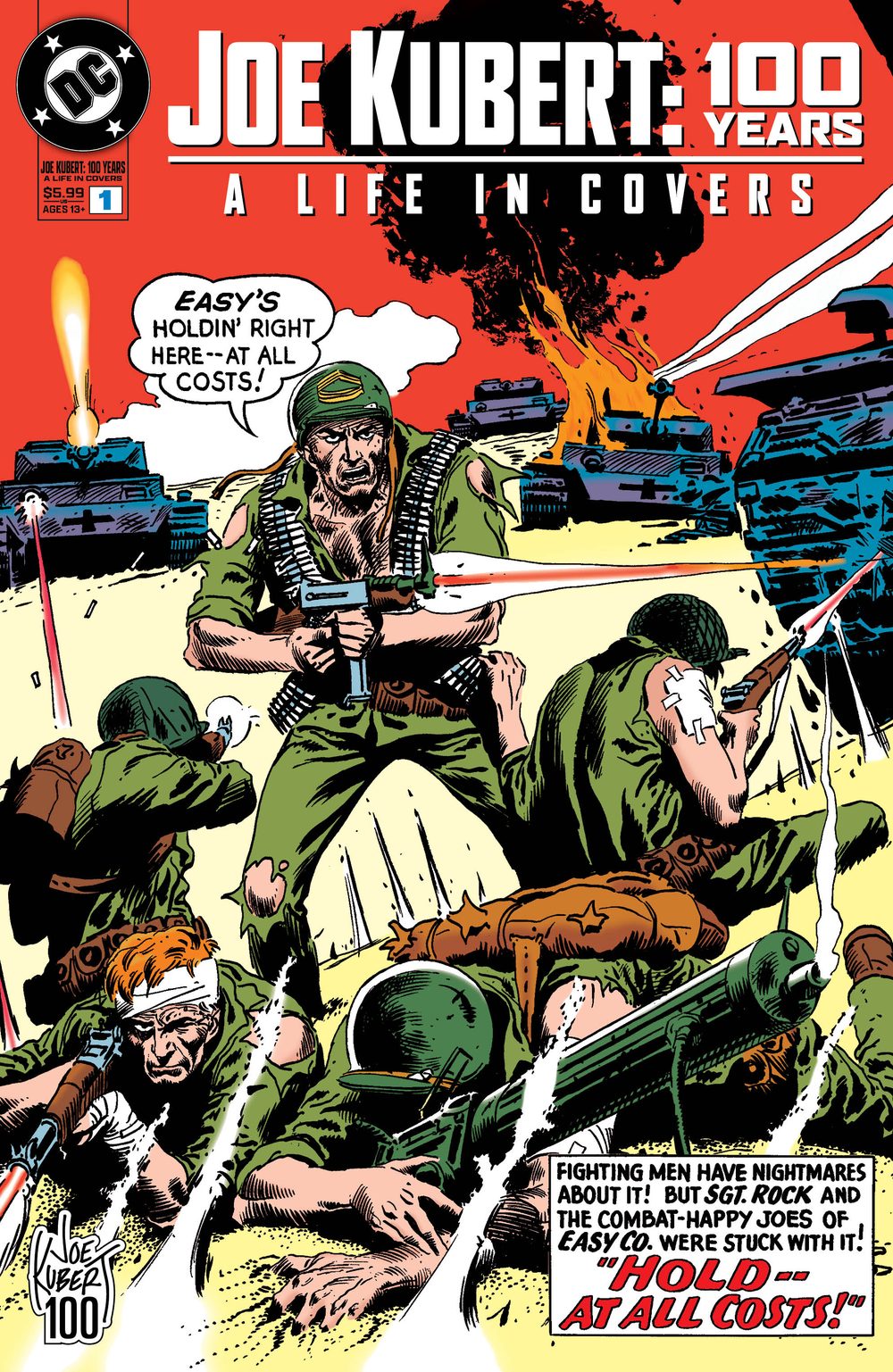 DC/Joe Kubert tribute comic cover collection — upcoming books release