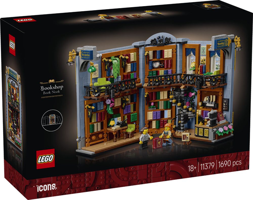 LEGO Icons Bookshop: Book Nook (11379) — upcoming toys release