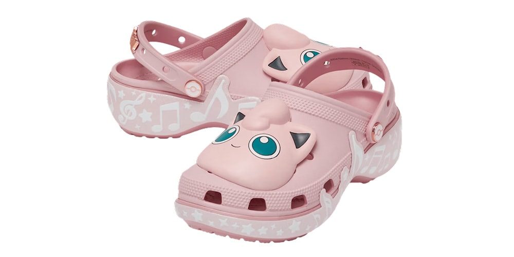 Pokémon x Crocs Classic Platform Clog "Jigglypuff" — upcoming fashion release
