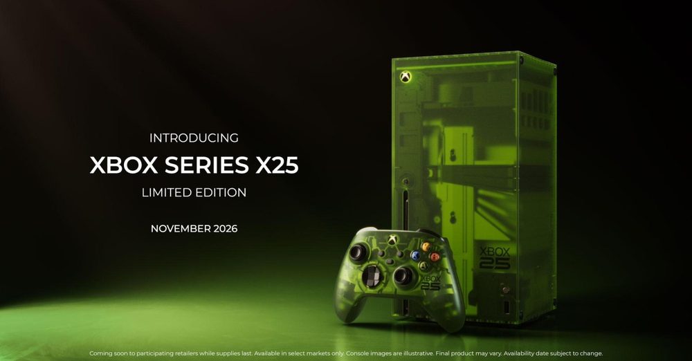 Xbox Series X25 25th Anniversary Limited Edition — upcoming games release