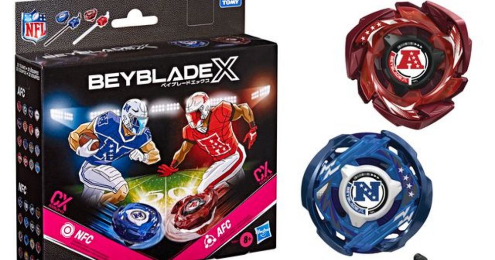 Beyblade X: NFL AFC and NFC CX Tops