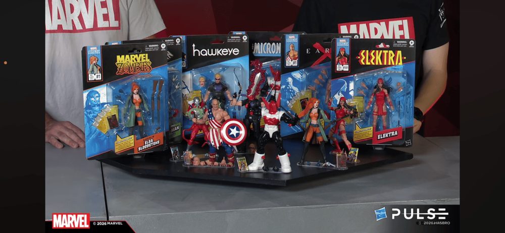 Marvel Legends Fanstream Wave (Hawkeye, Doom Suit Spider-Man, Elektra, and more) — upcoming toys release